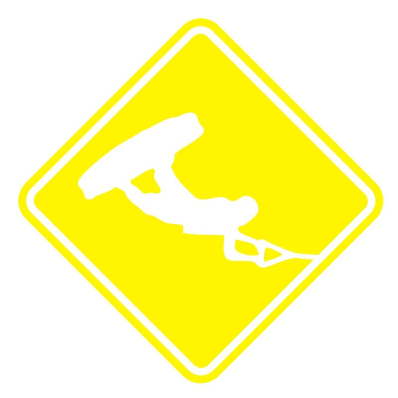 Wakeboarding Roadsign