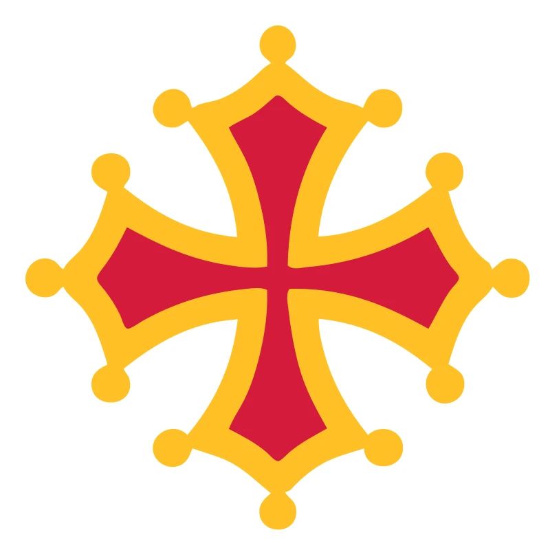 croix occitane graphique vectoriel