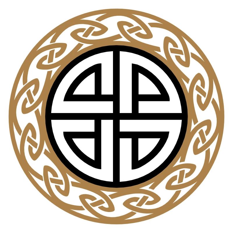 Celtic Shield Knot, Protection, Four Corner, Norse