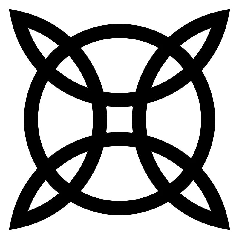 Witch`s Knot, Power of 4 elements - Binding Rune
