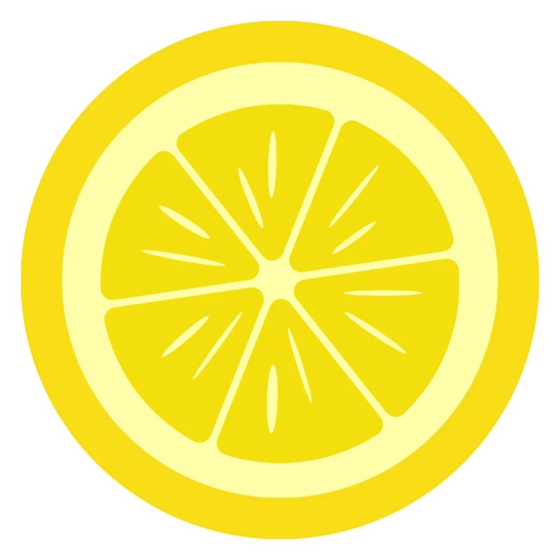 Sliced lemons