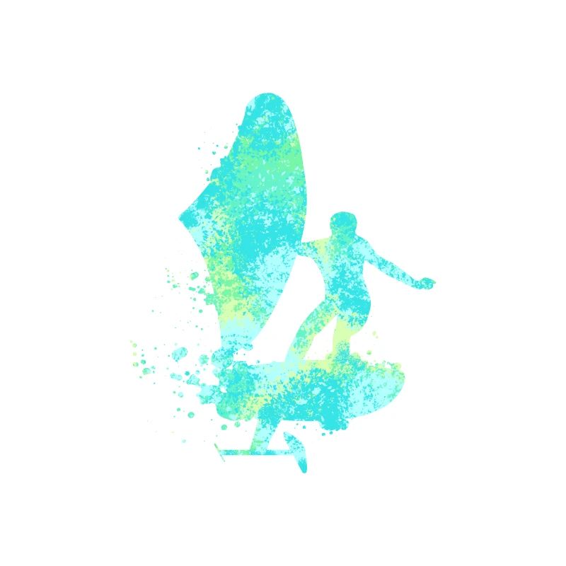 Double Exposure Wing Foiling Hydrofoiling Gift