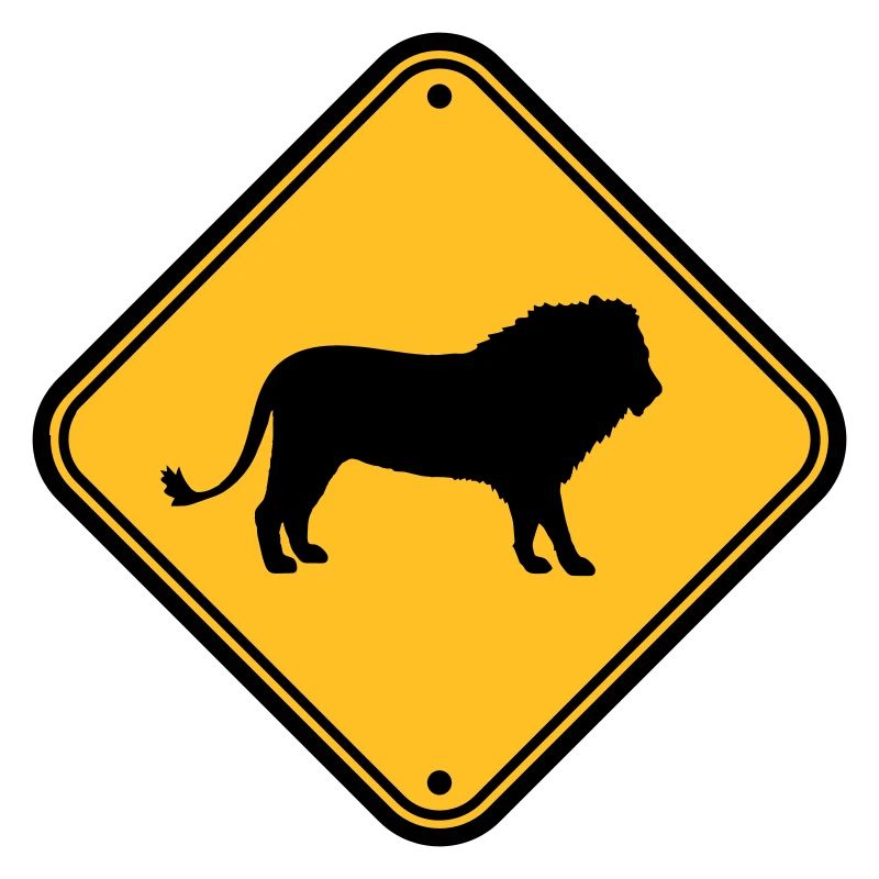 Beware Lion Shield