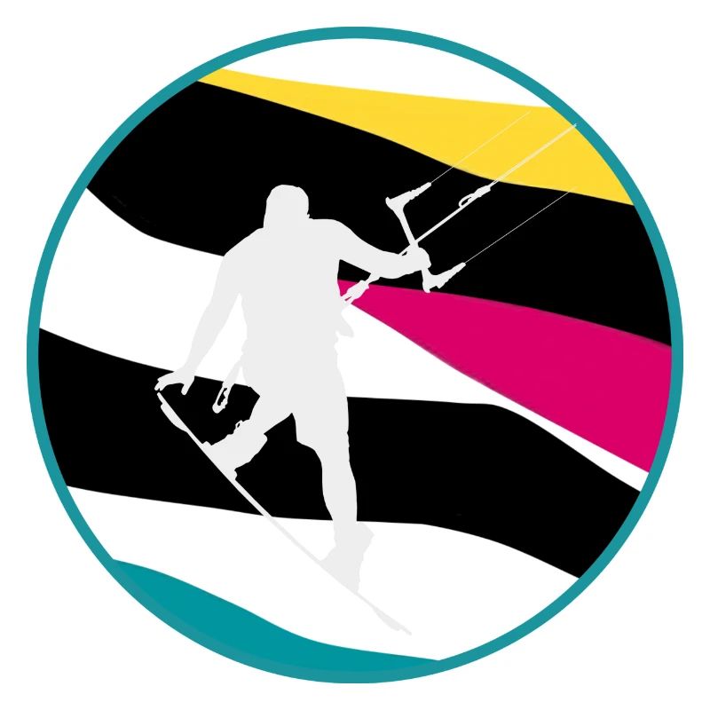 Kitesurfing badge