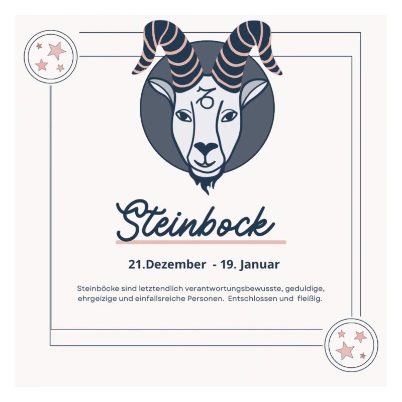 Zodiac Steinbock 1