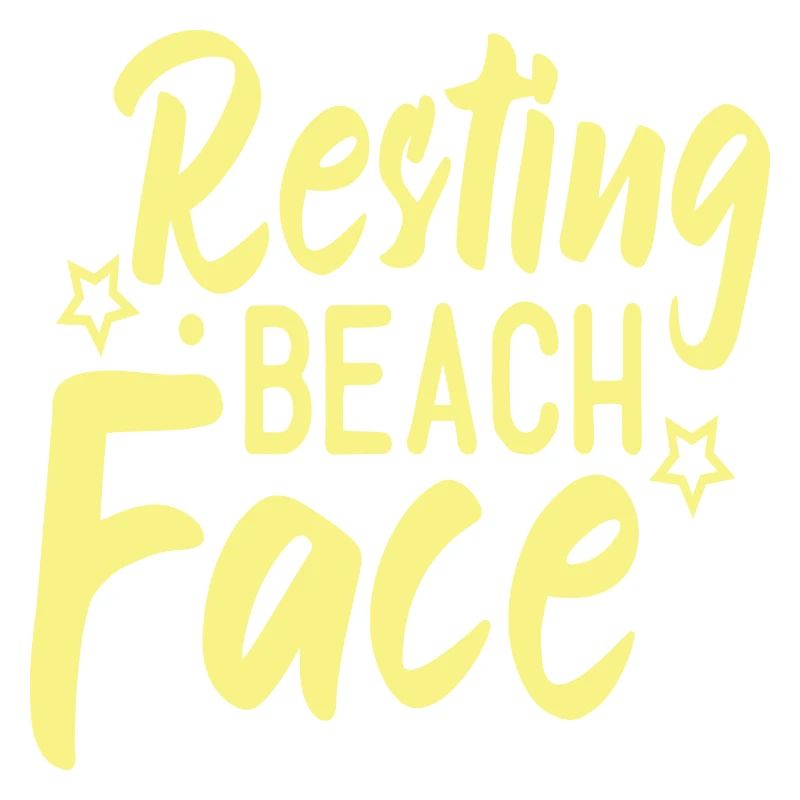 Resting Beach Face