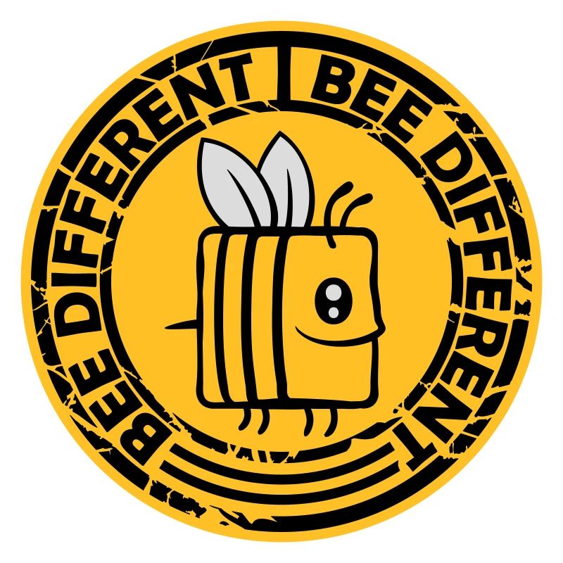 bee different Spruch Zitat