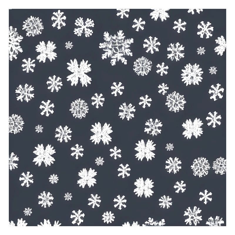 Snowflake pattern on the navy background