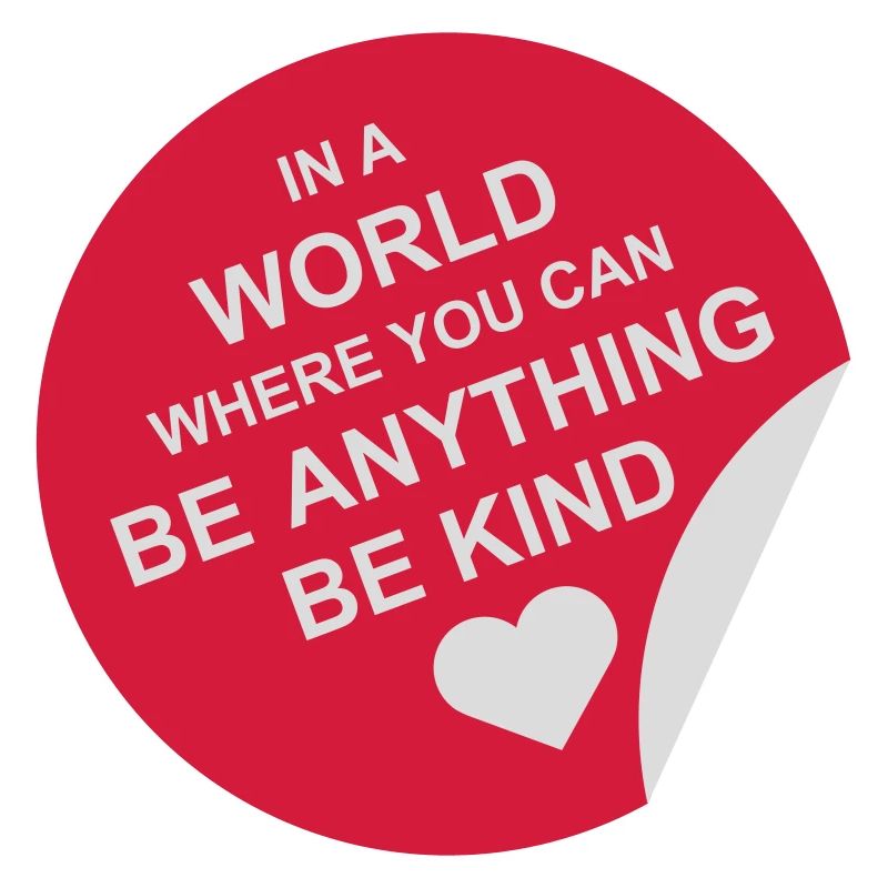 you can be kind