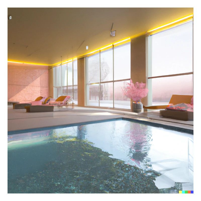 Ein sonnendurchfluteter Lounge-Bereich art 2