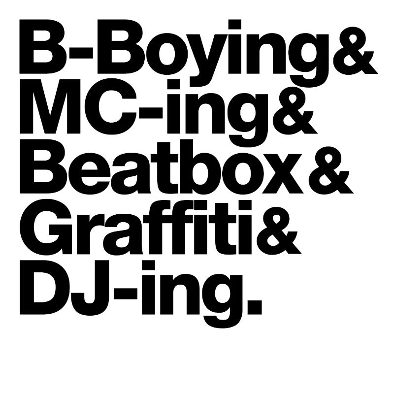Hip Hop Five Elements noir