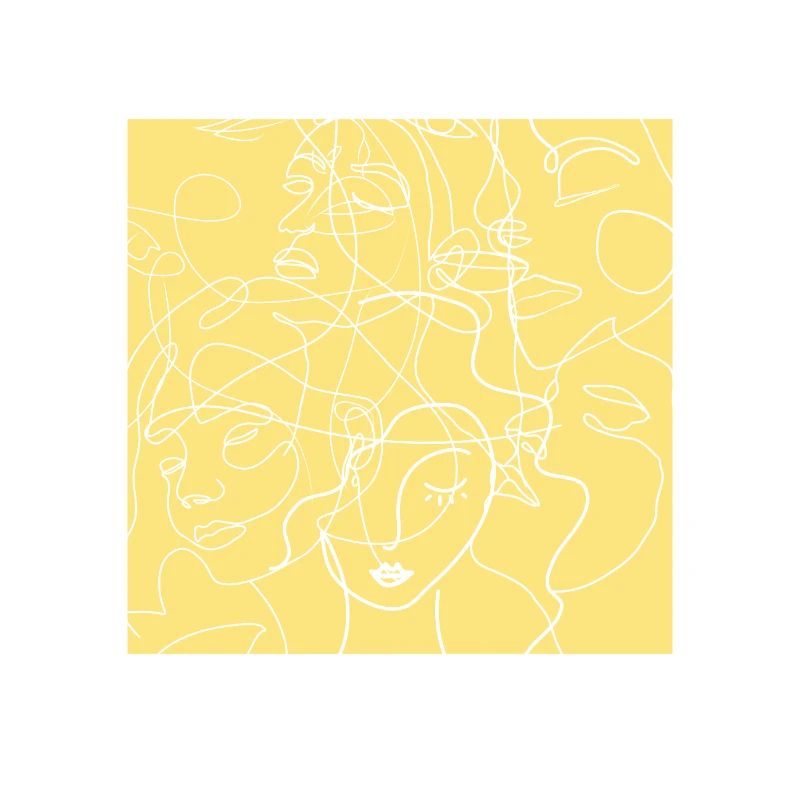 Face line yellow