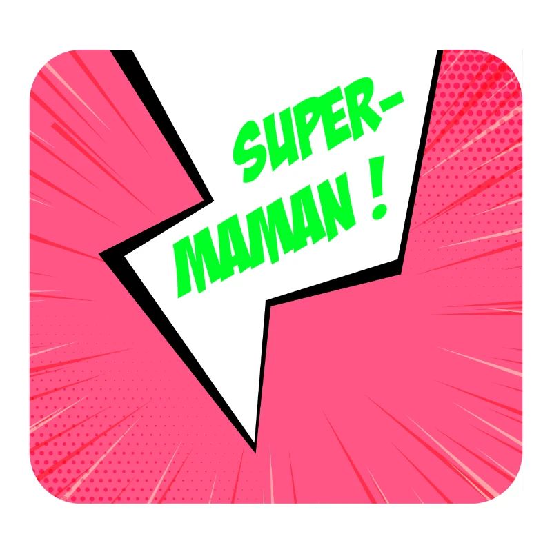 Supermom, Superheldin. Beste Mama. Comicbuch.
