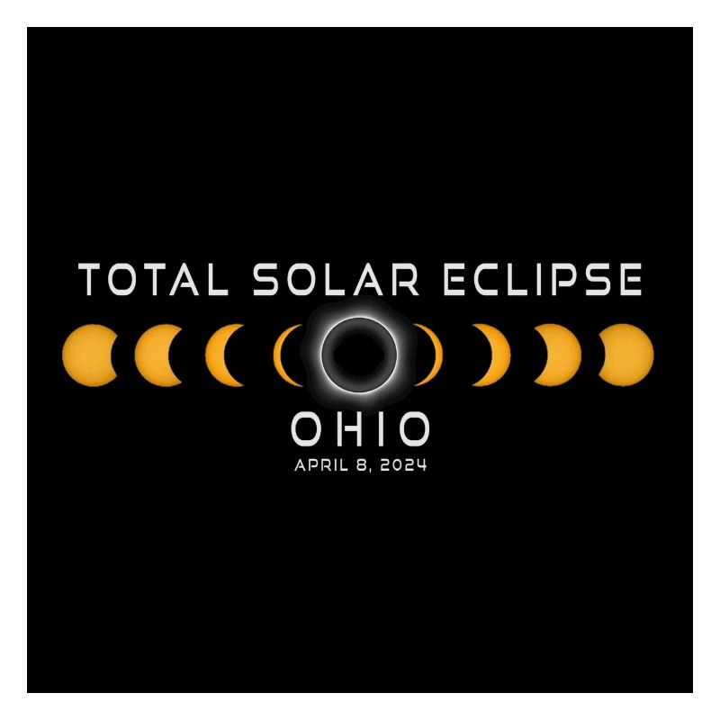 Ohio 2024 Eclipse Cool Souvenir 8 avril