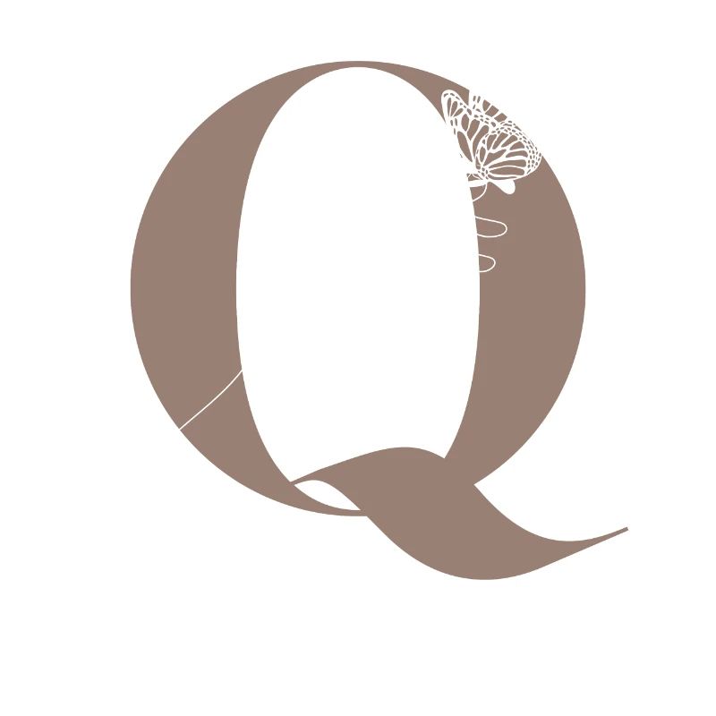 Letter Q Magic butterfly