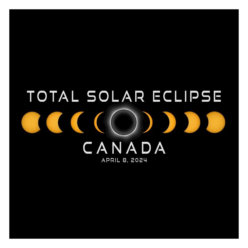 Canada 2024 Eclipse Cool Souvenir 8 avril