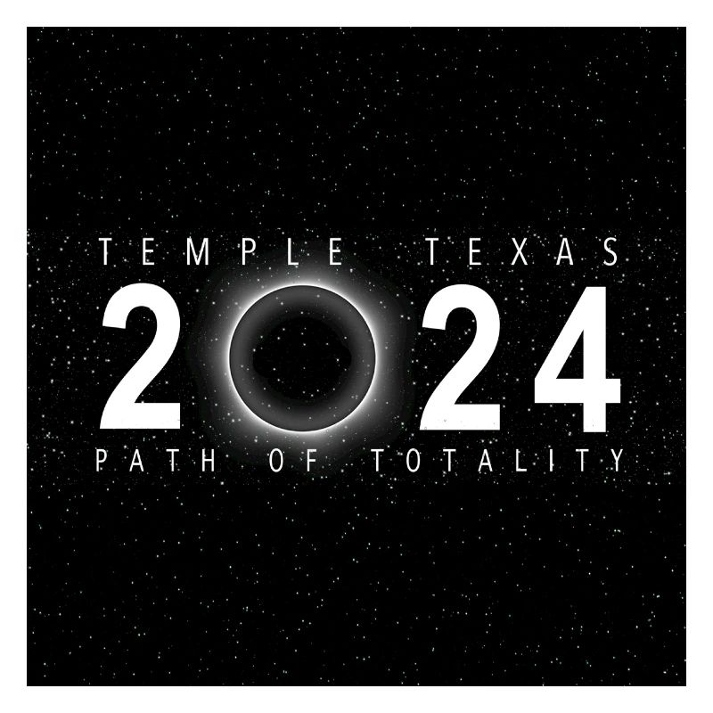 Temple Texas 2024 Eclipse Souvenir Cool Memento
