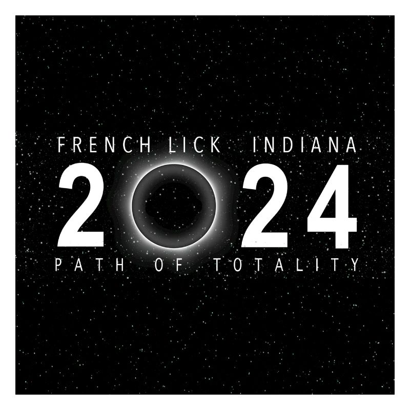 French Lick Indiana 2024 Eclipse Souvenir Cool
