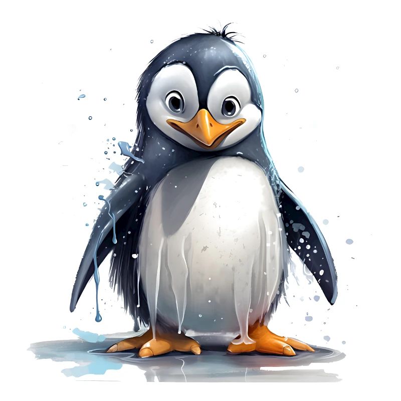 Lustiger Pinguin