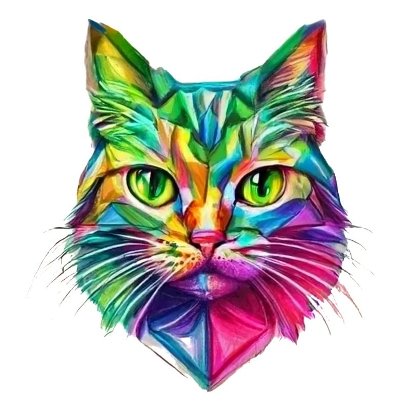 AUFFÄLLIGE STILISIERTE KATZE