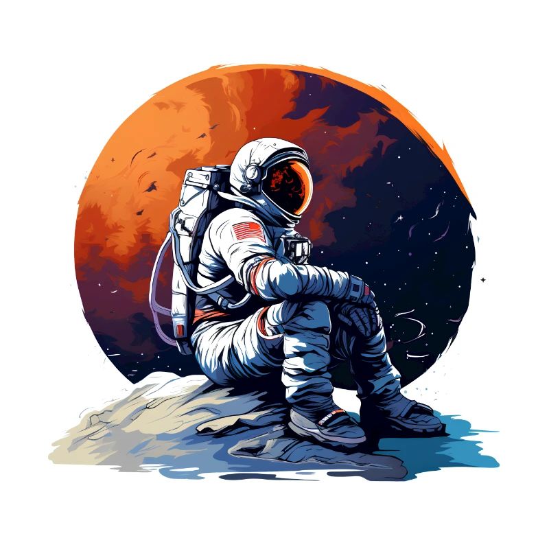 Stranded astronaut
