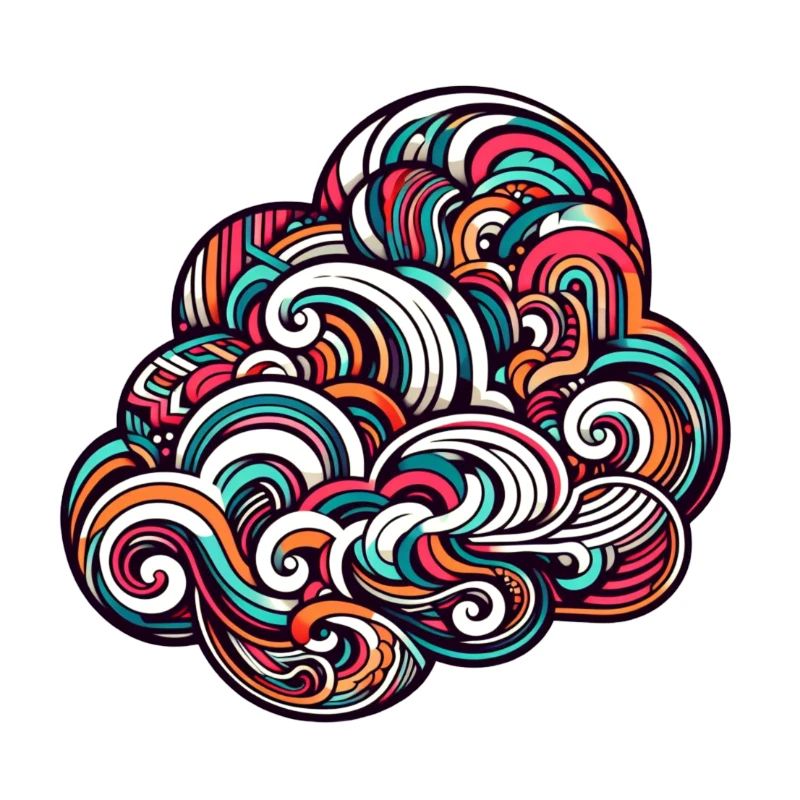 Psychedelic cloud