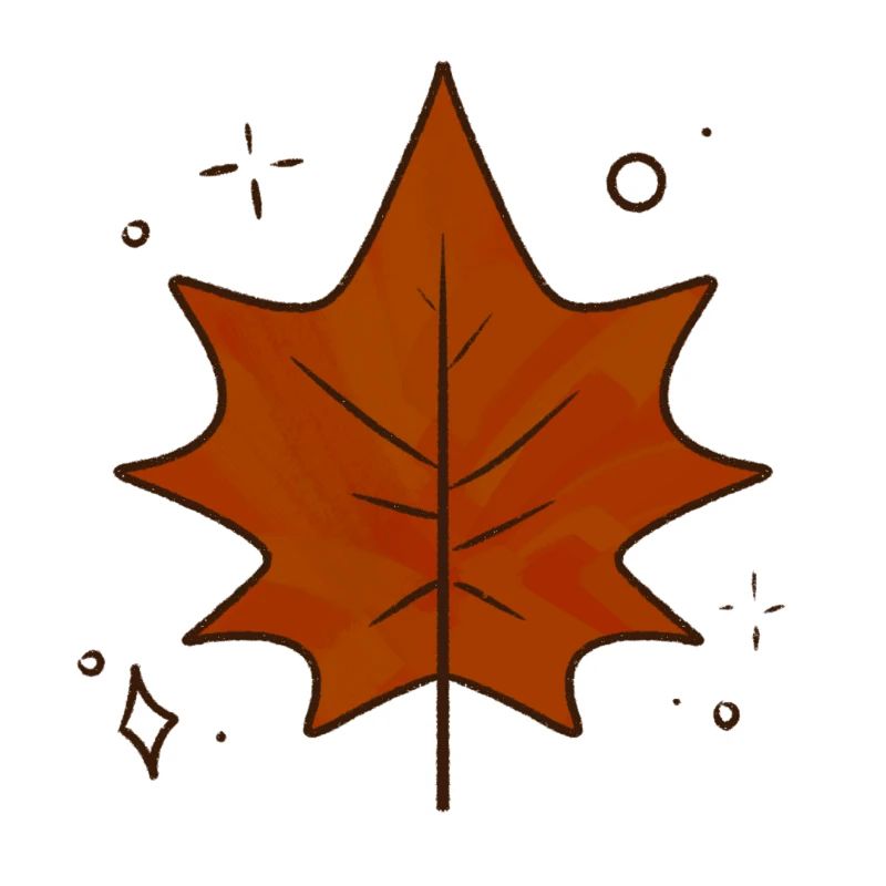 Ahornblatt Herbst