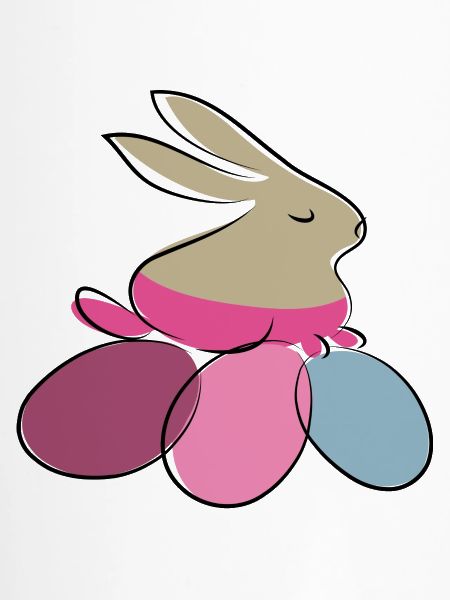 frohe ostern osterhase