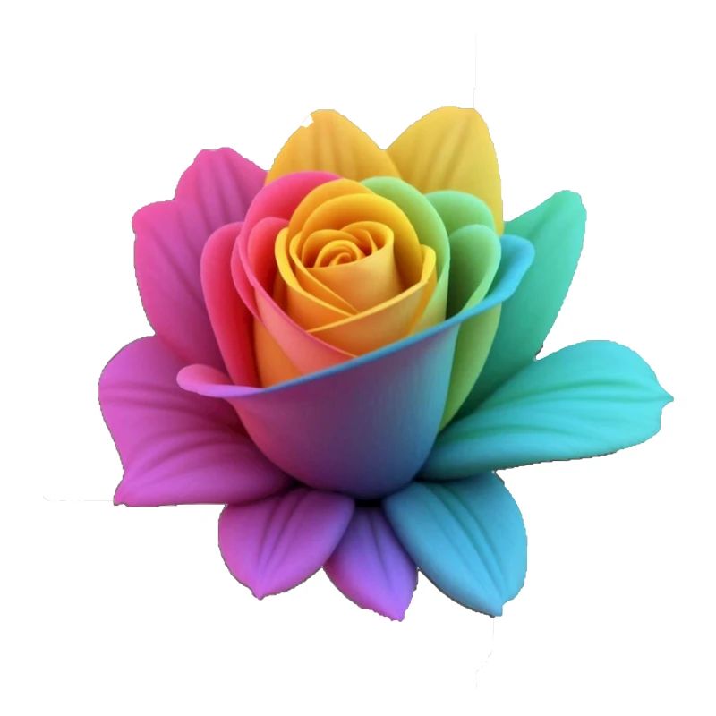 Regenbogen-Rose