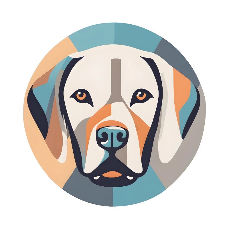 Geometrischer Labrador
