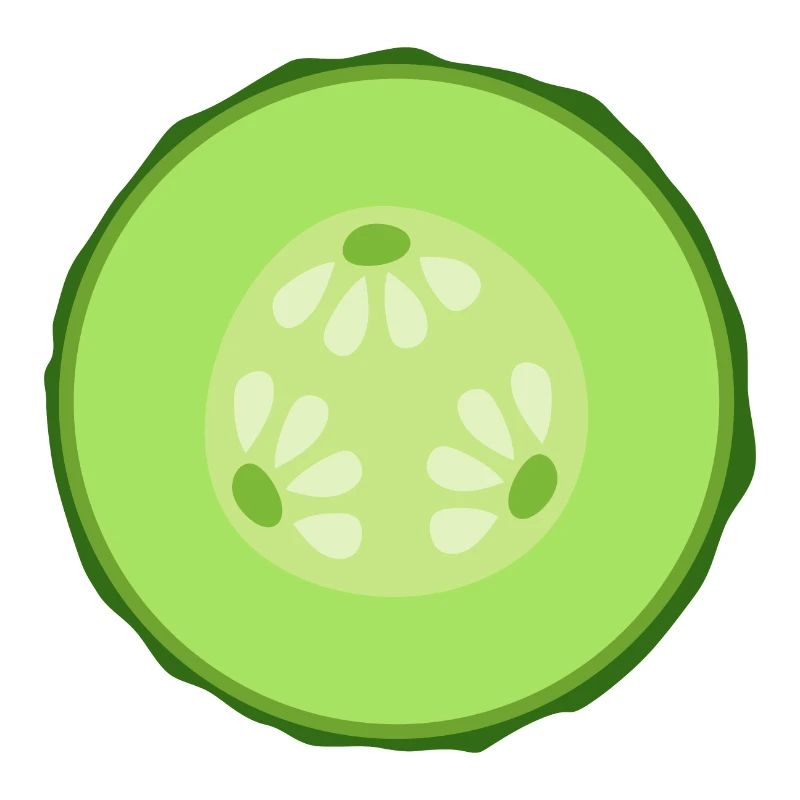 Tranche de concombre