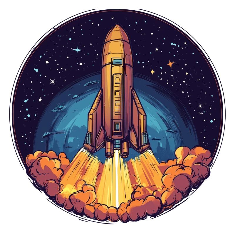 Launch into the unknown: The launch into space!