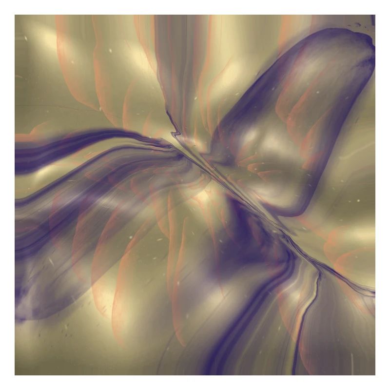 Blue pattern on gold!