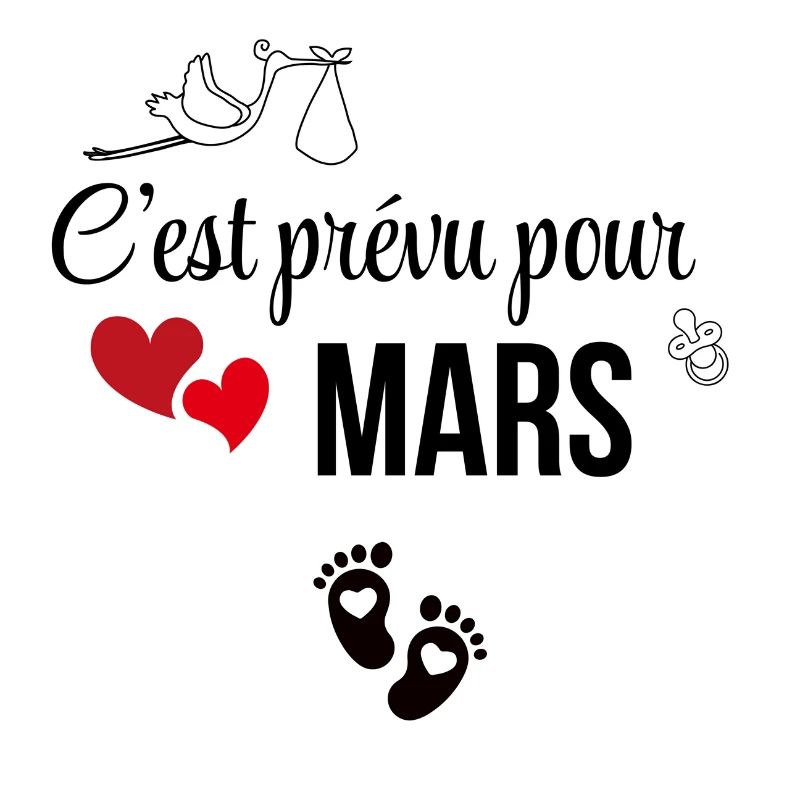 C’est prévu pour mars - annonce de grossesse