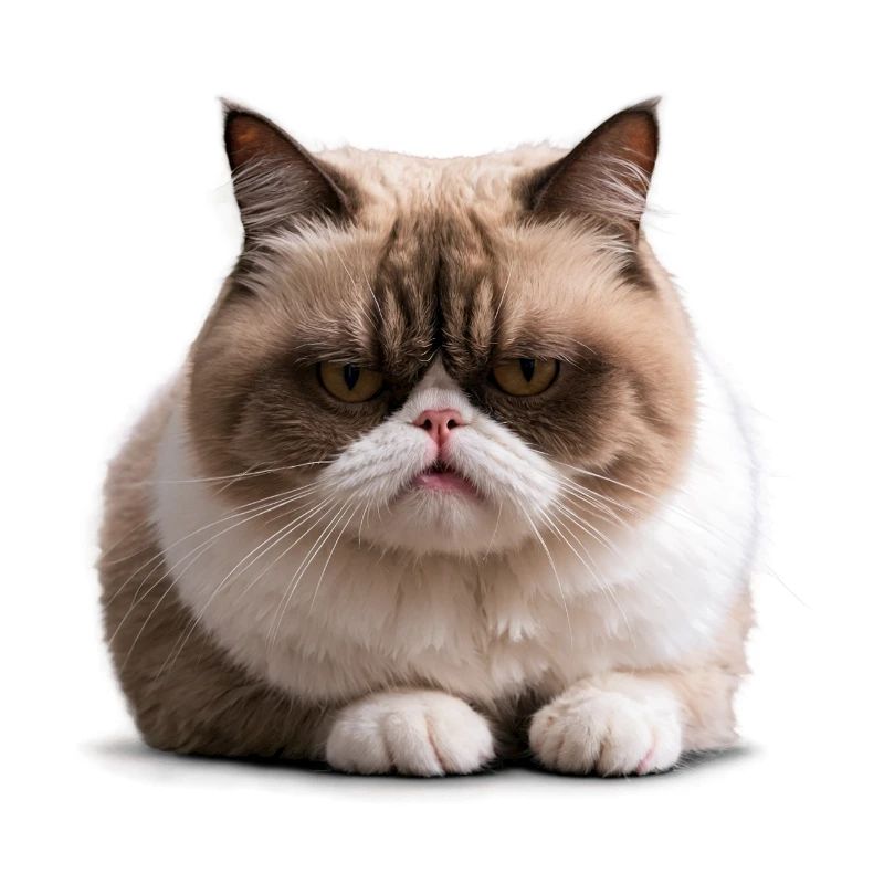 Grumpy Monday Cat, Mürrische Katze, Montagsmuffel