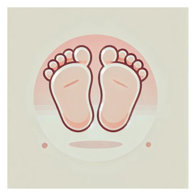 Mignons petits pieds de bébé
