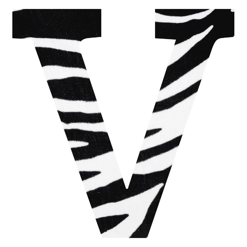 Buchstabe v zebra