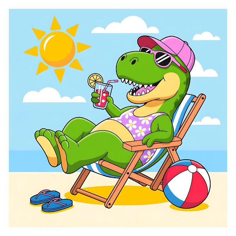 Rex am Strand