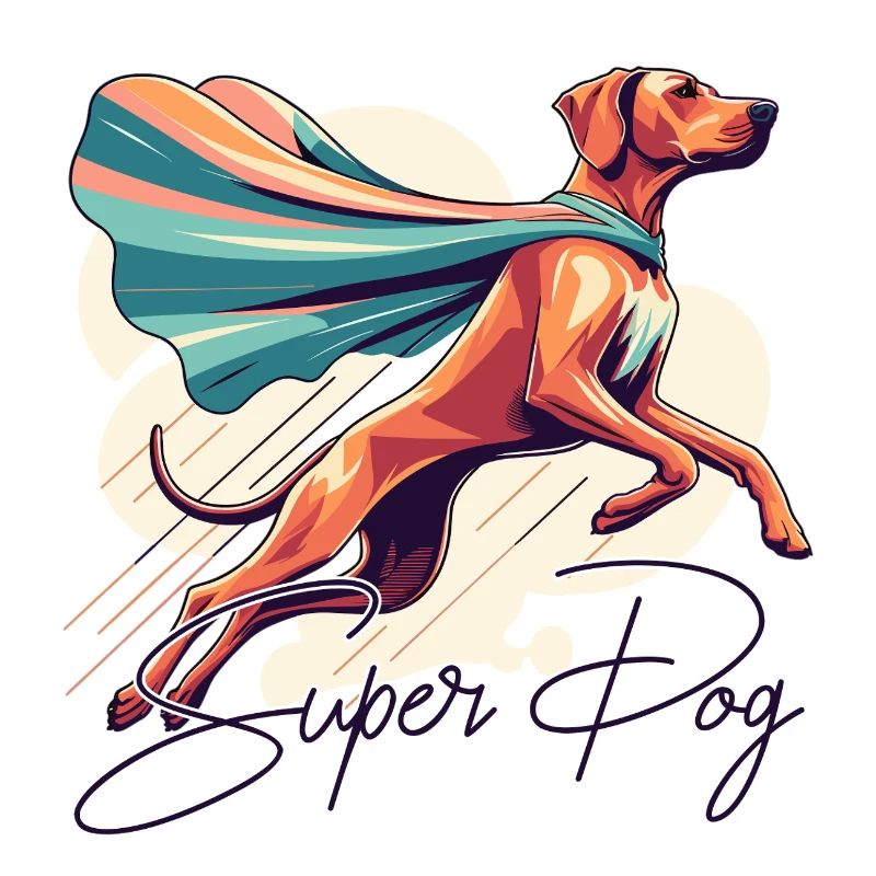 Super chien Rhodesian Ridgeback RR Ridgie cadeau