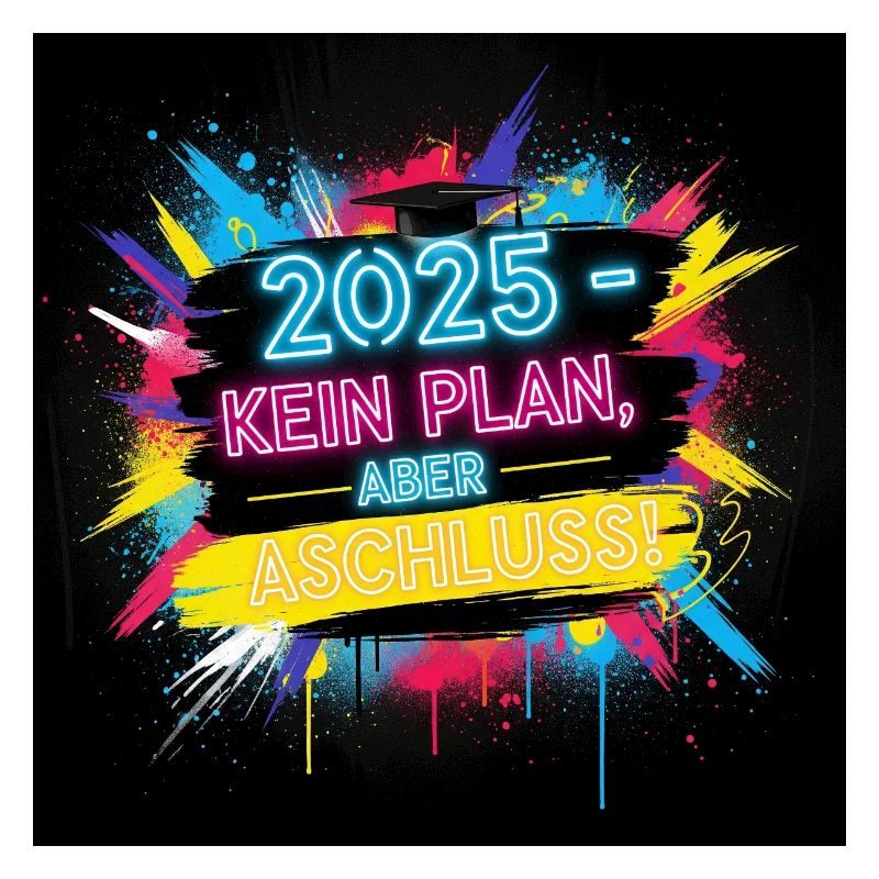 Stylisches Abschluss 2025 Design – Perfekt