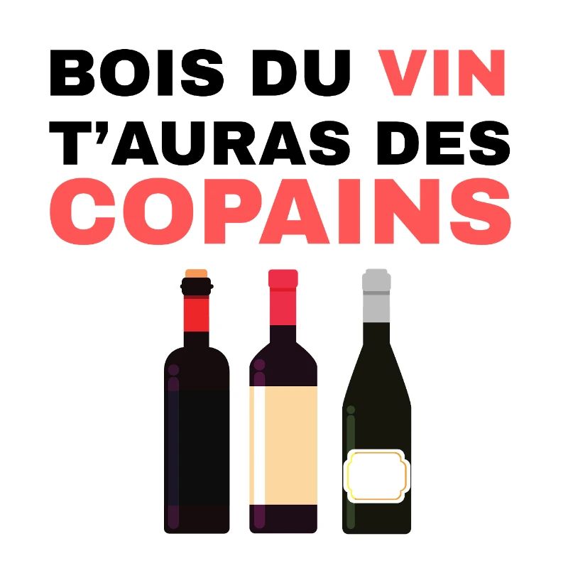 Vin + Copains = Parfait Apéro – Design Fun