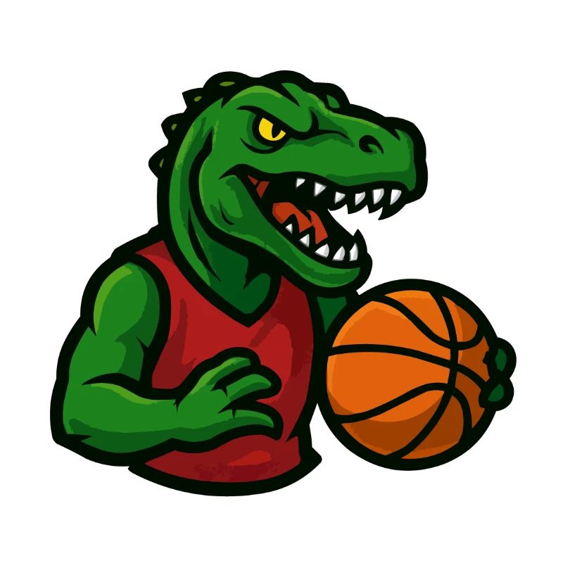 dino basketball comic
