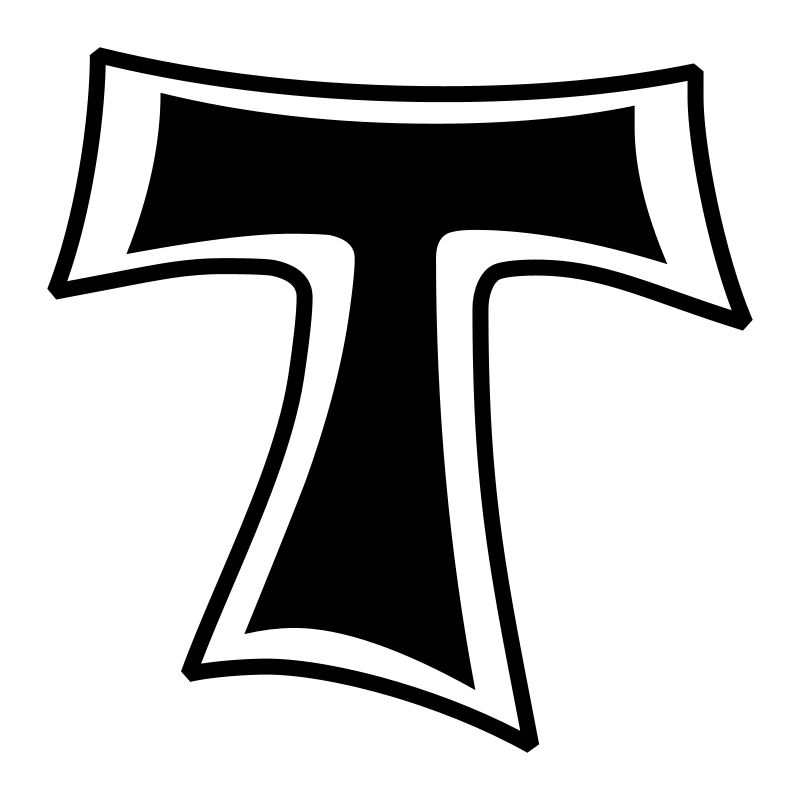Tau Symbol einfarbig