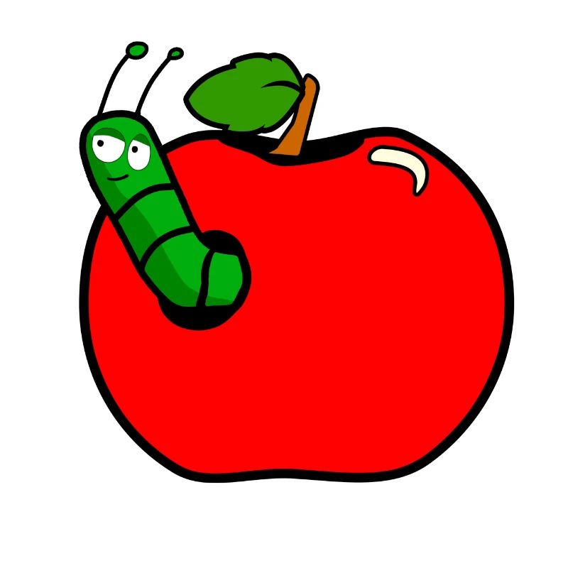 Raupe Apfel
