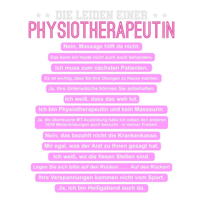 Die Leiden einer Physiotherapeutin