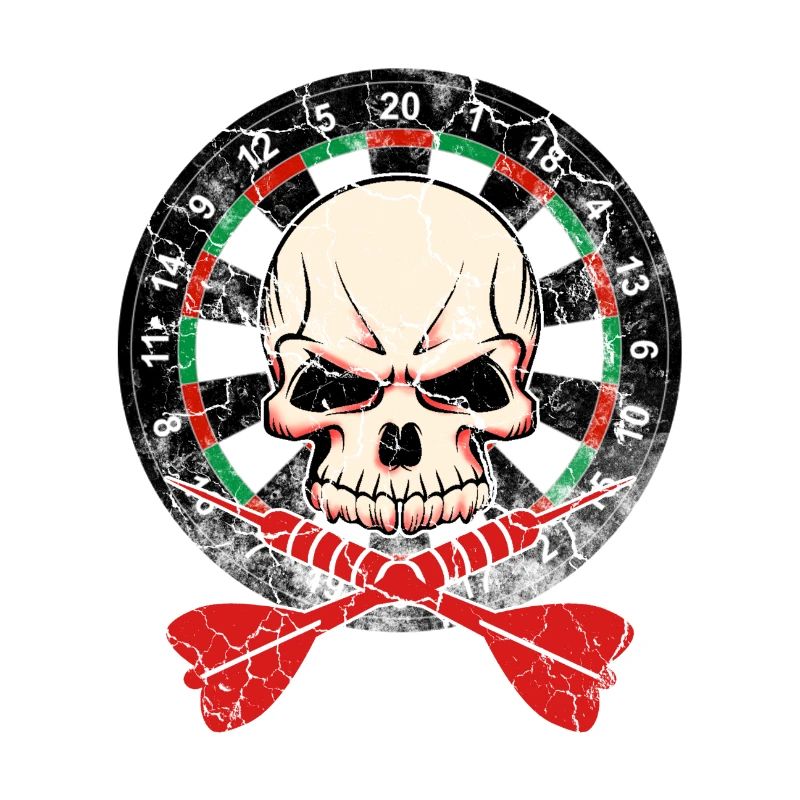 Fléchettes de fléchettes cadeau fléchettes flèche de lance crâne