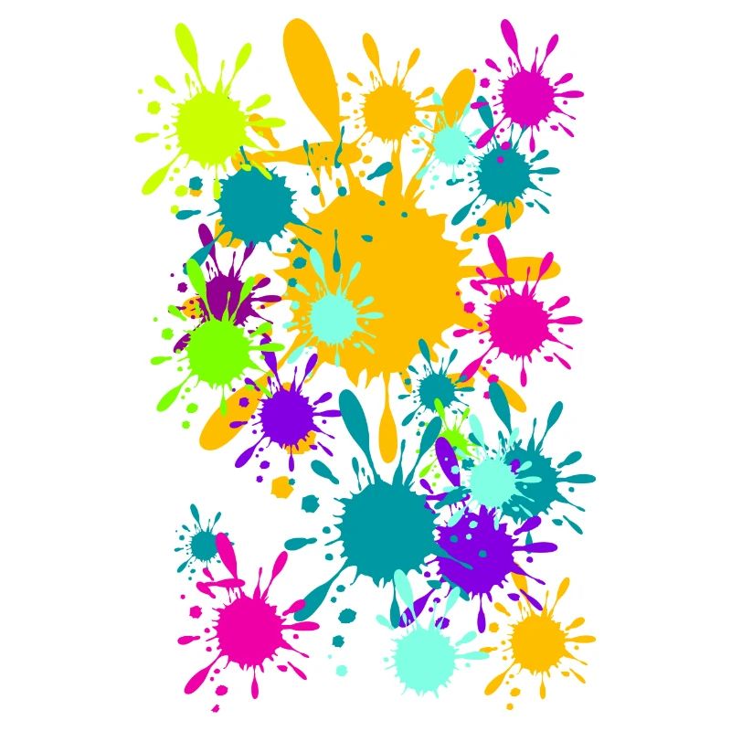 Bunte klekse (b)