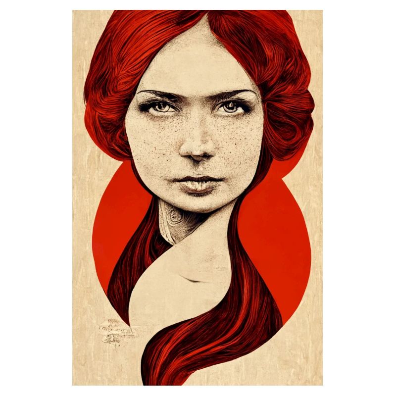 Wikingerfrau Rote Haare