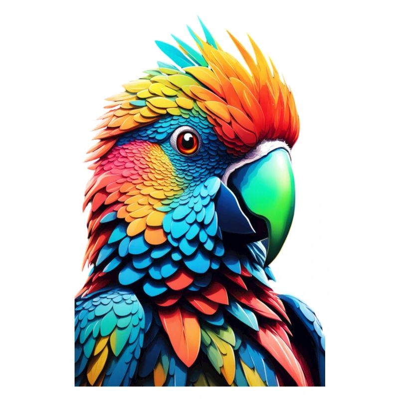 Bunter Vogel
