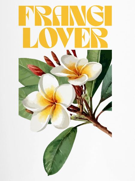 Frangipani Blume Botanisches Design